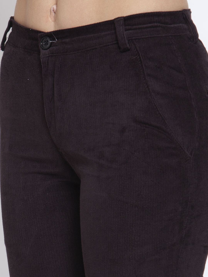 Seluar Slim Fit Wanita KLOTTHE Mid-Rise