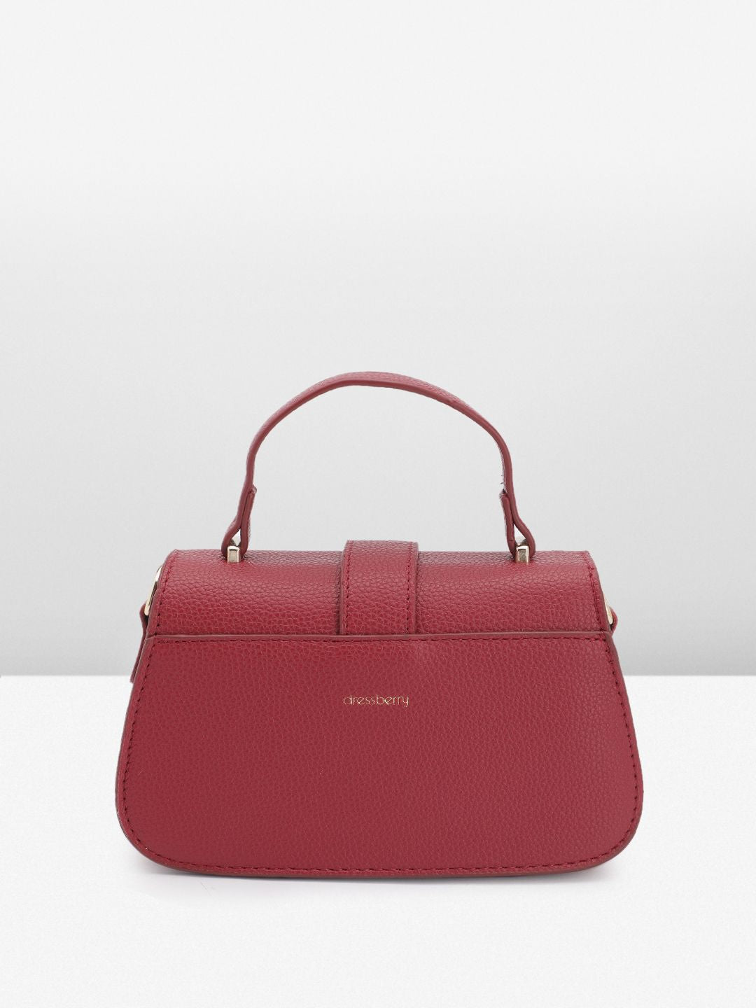 DressBerry Textured Structured Satchel