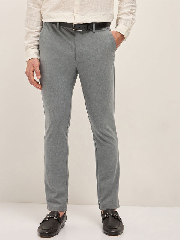 THE BEAR HOUSE Men Slim Fit Trousers