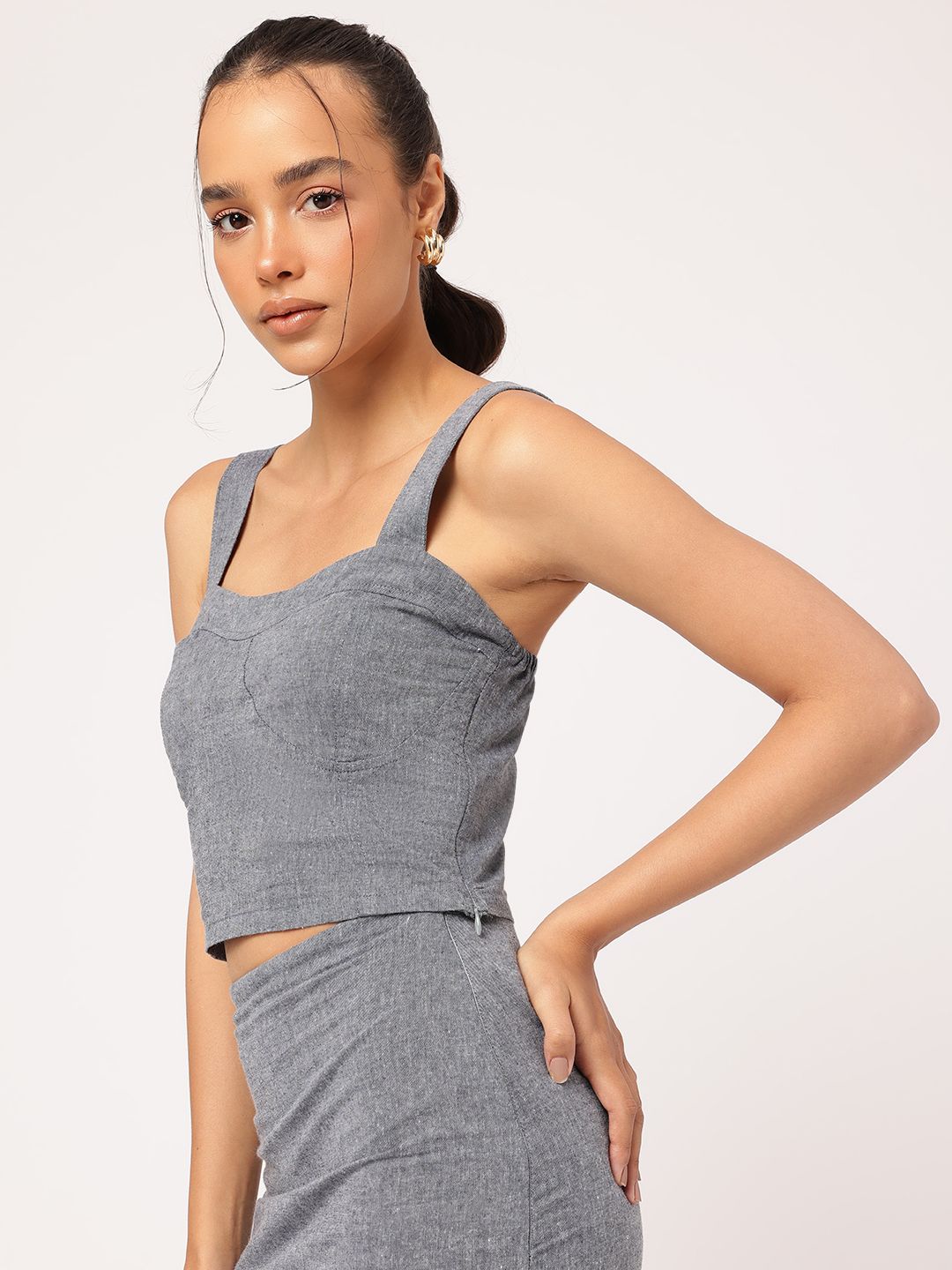 DressBerry Effortless Chic Sweetheart Neck Top