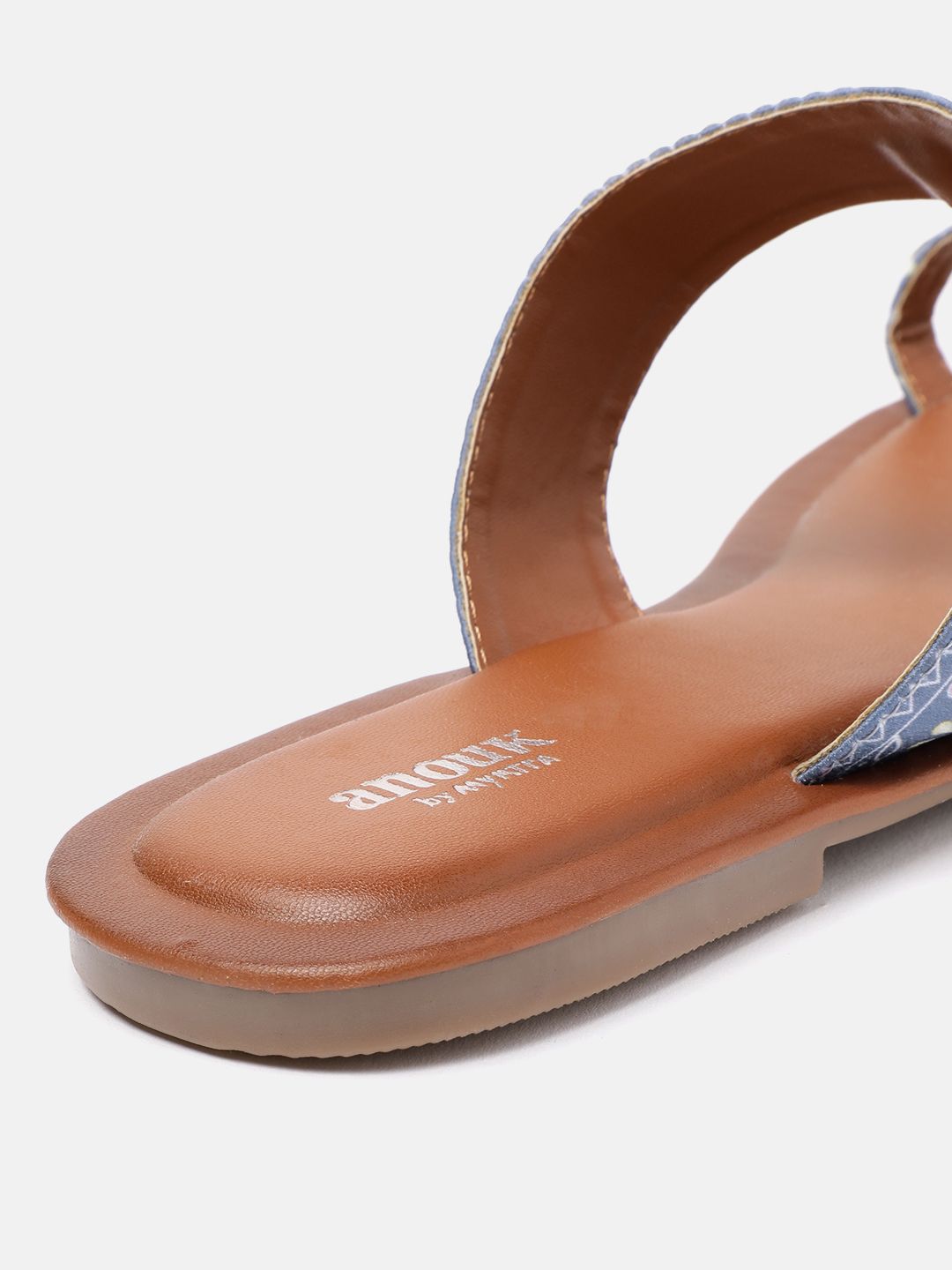 Anouk Women Printed One Toe Flats
