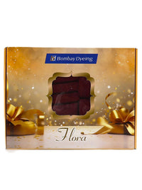 BOMBAY DYEING Maroon 4 Piece Cotton 400 GSM Towel Set
