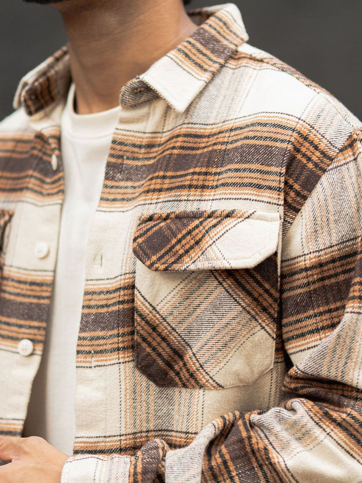 Powerlook Men Tartan Checks Opaque Checked Casual Shirt