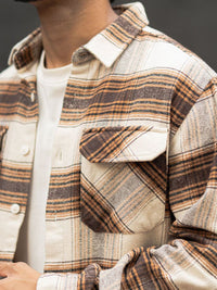 Powerlook Men Tartan Checks Opaque Checked Casual Shirt