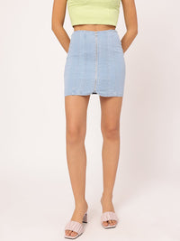 DressBerry Mini Skirt Saga Denim Skirt