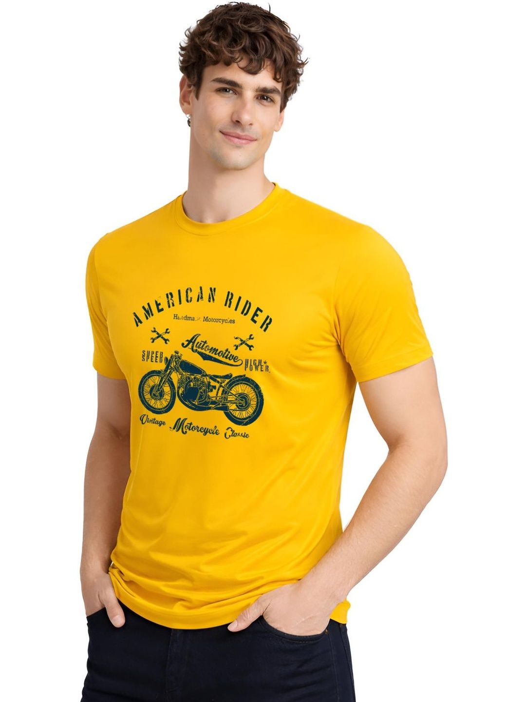 ADRO Men Printed T-shirt