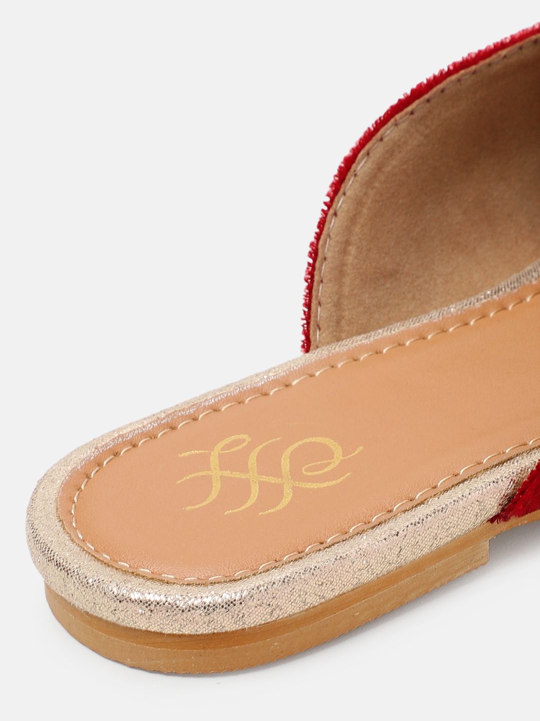 House of Pataudi Women Embellished Ethnic Mules