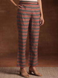 Libas Ethnic Motifs Printed Gotta Patti Pure Cotton Kurta with Trousers & Dupatta