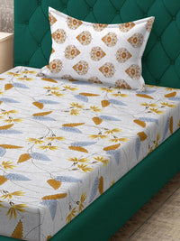 Cadar Bujang KLOTTHE Cream Floral Cotton