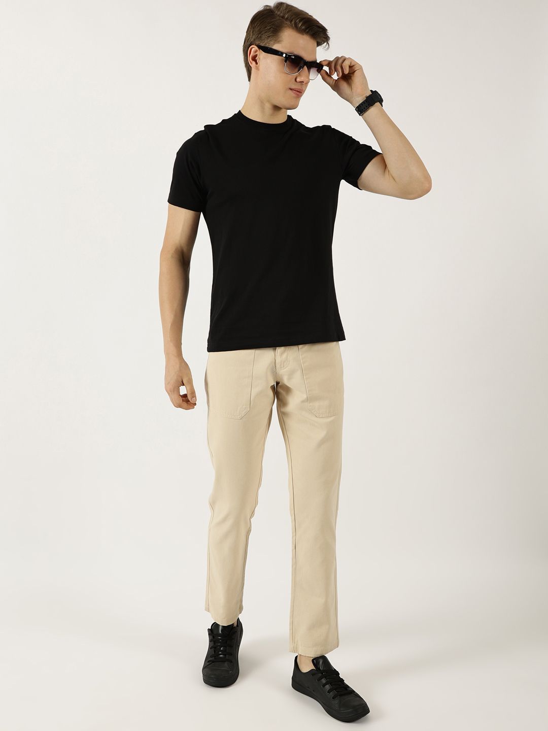 Thomas Scott Men Smart Straight Fit Easy Wash Trousers