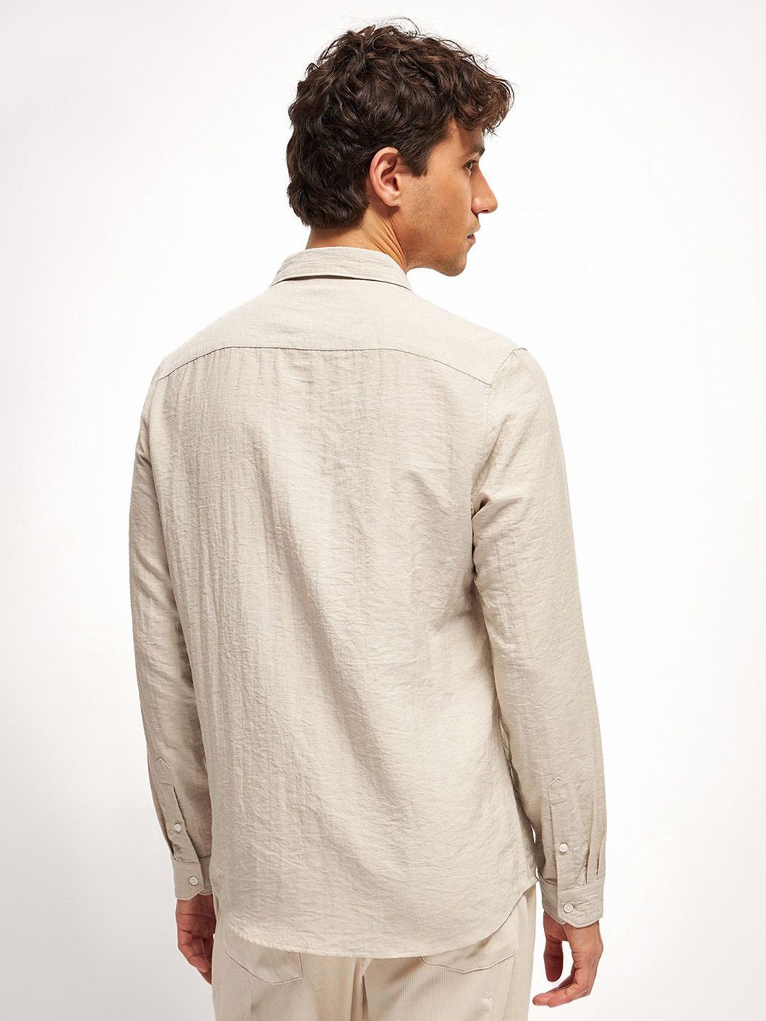 THE BEAR HOUSE Men Slim Fit Opaque Casual Shirt