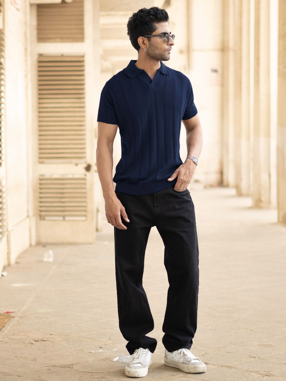 Powerlook Men Polo Collar T-shirt