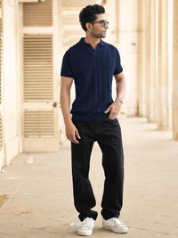 Powerlook Men Polo Collar T-shirt