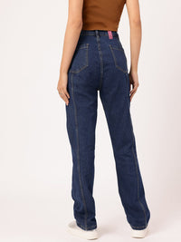 DressBerry Women Vintage Vibes Straight Fit Jeans