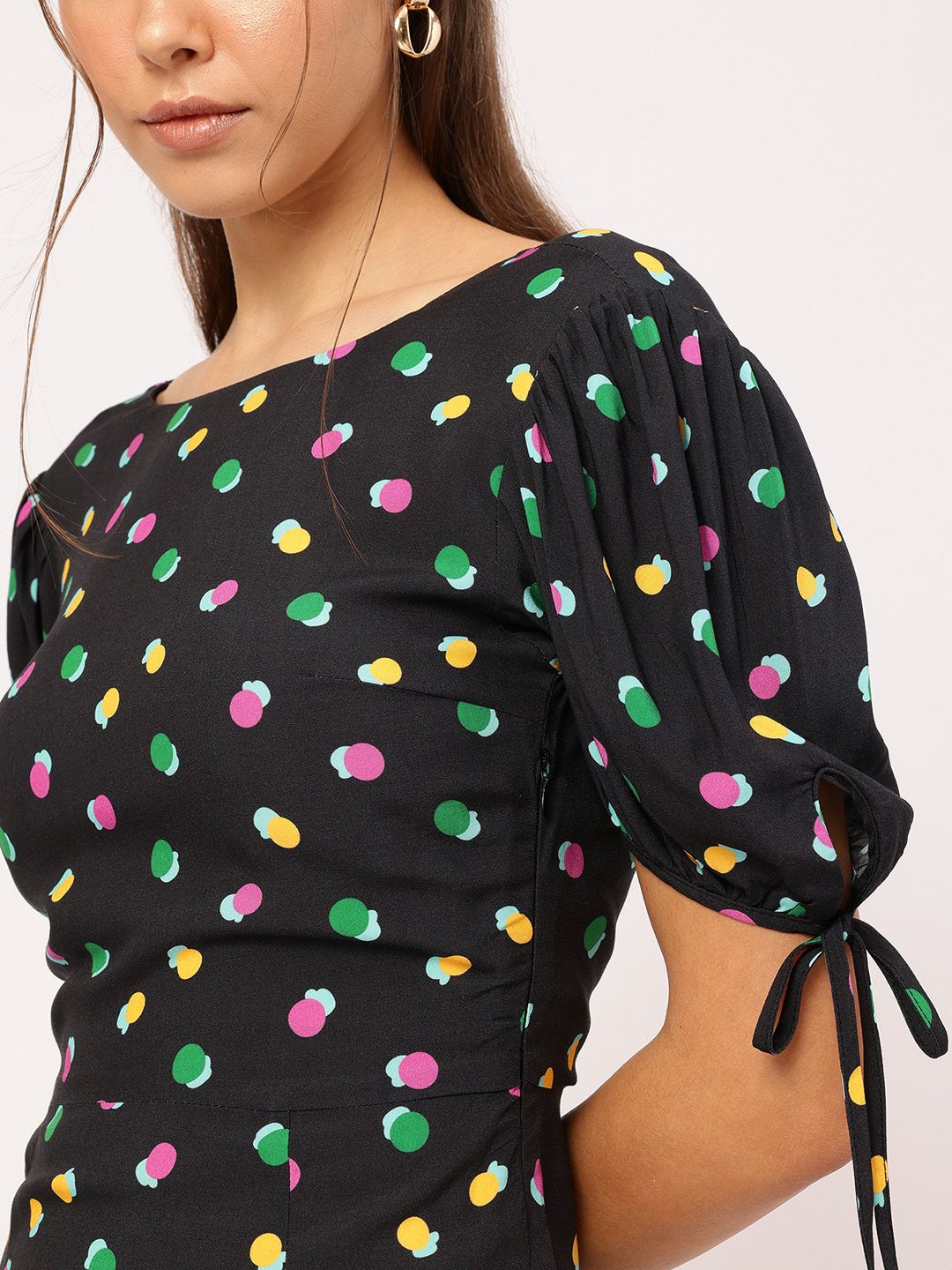 DressBerry Geometric Play Printed Mini Dress