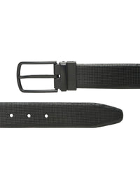 Teakwood Leathers Men Textured Leather Reversible Formal Belt