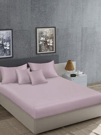 Myntra Elegant Homes Flat 400 TC Cadar Katil Super King Dengan 2 Sarung Bantal & 2 Sarung Kusyen