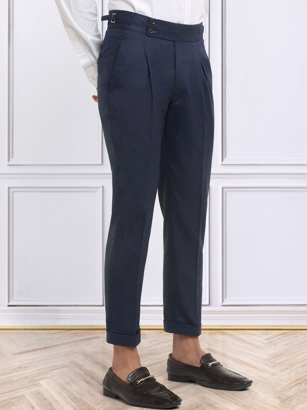 Moda Rapido Men Slim Fit Easy Wash Trousers