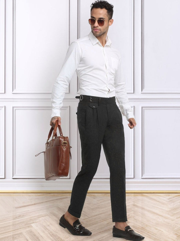 Moda Rapido Men Slim Fit Easy Wash Trousers