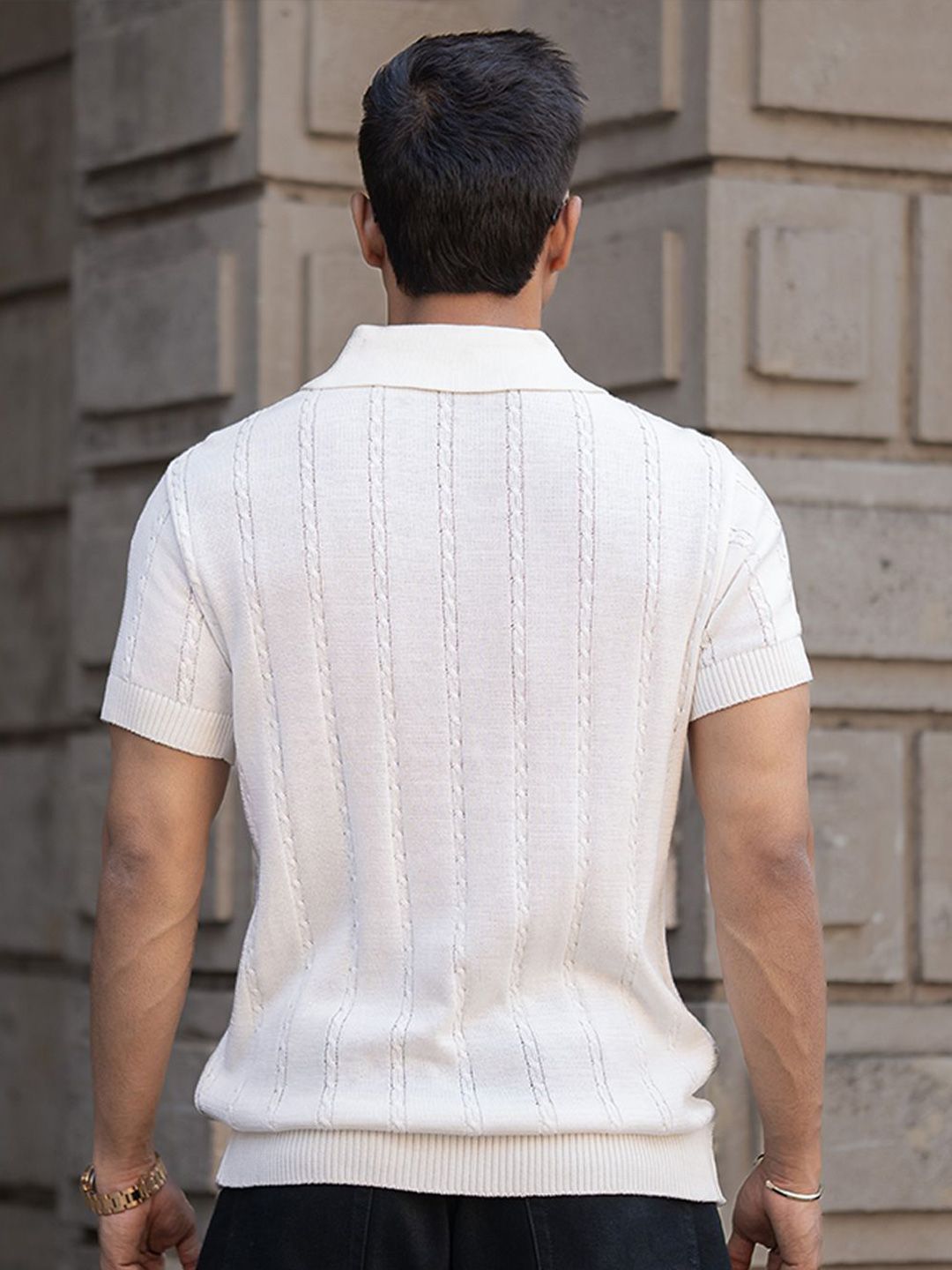 Powerlook Men Polo Collar T-shirt