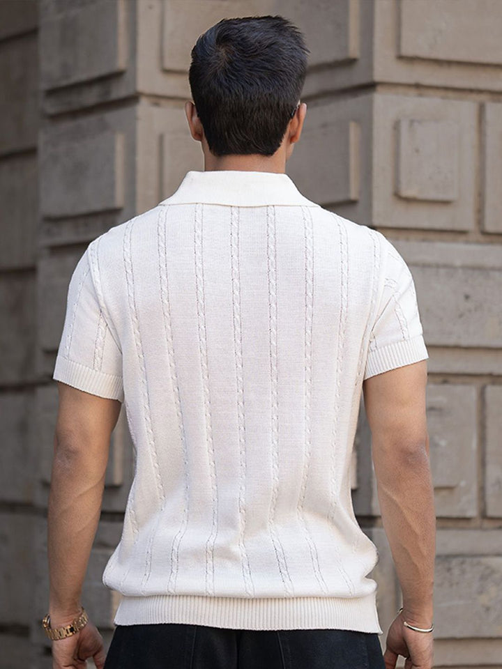 Powerlook Men Polo Collar T-shirt