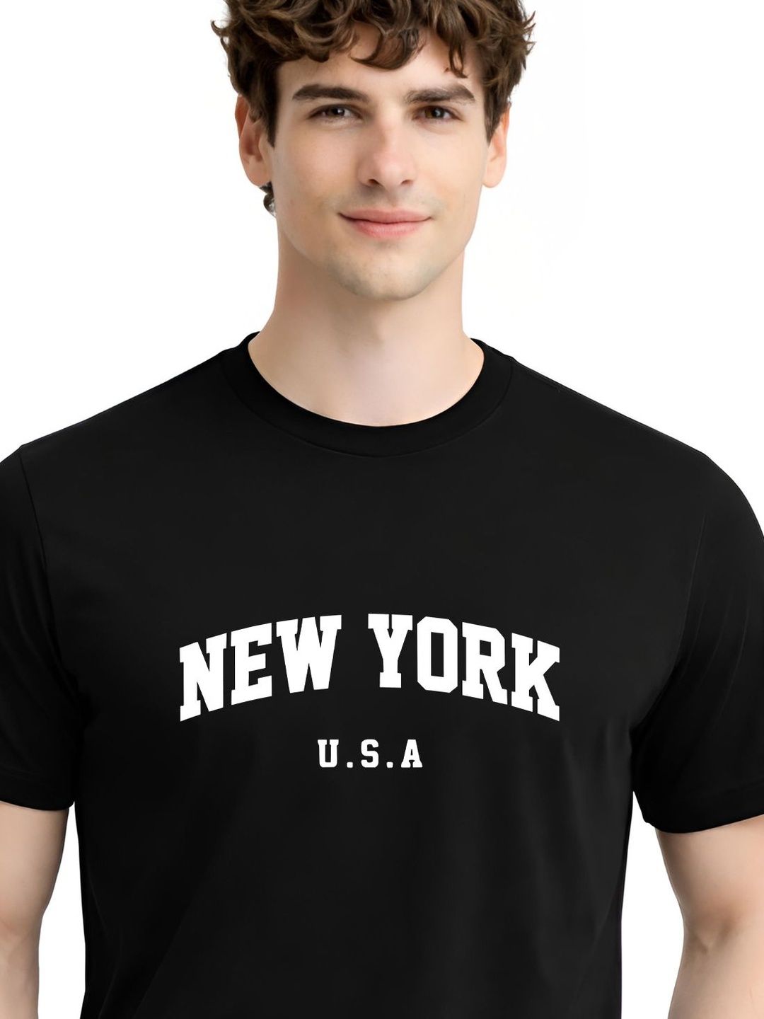 ADRO Men Typography Printed T-shirt