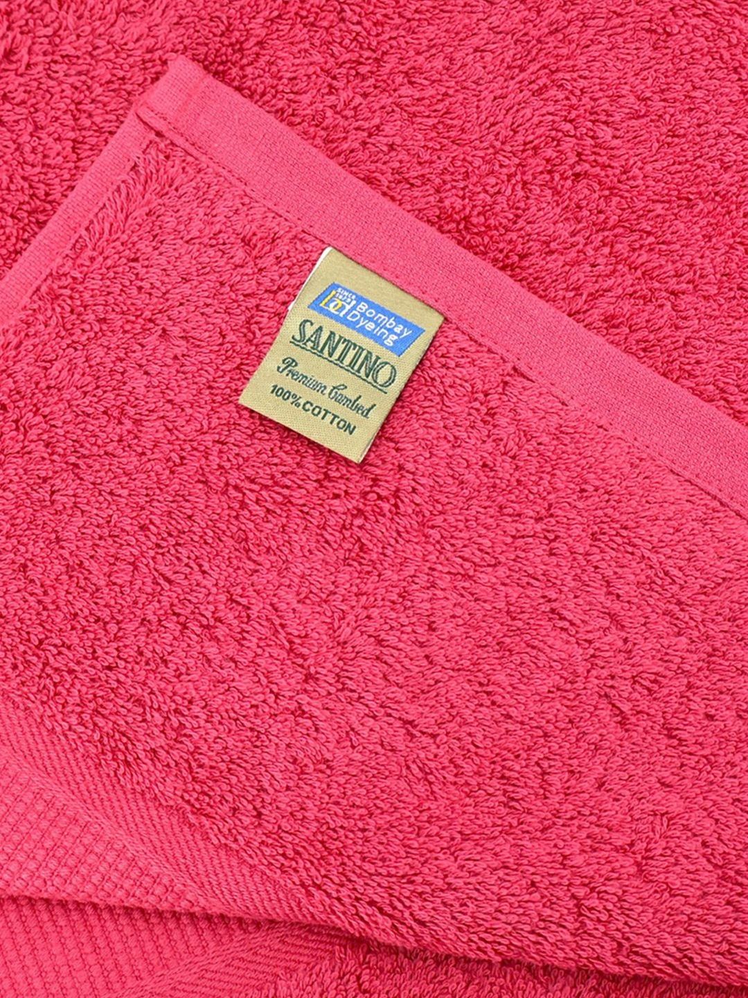 BOMBAY DYEING Santino Maroon Pure Cotton 550 GSM Bath Towel