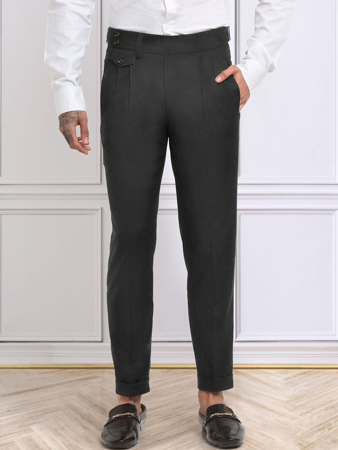 Moda Rapido Men Slim Fit Easy Wash Trousers