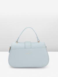 DressBerry Textured Structured Satchel Bag