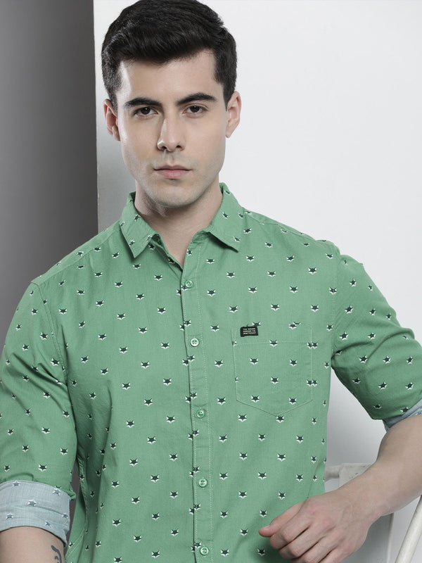 The Indian Garage Co Men Printed Cotton Casual Shirt