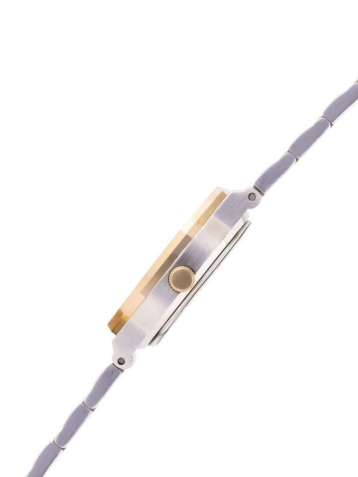 French Connection Women Embellished Dial & Stainless Steel Bracelet Style Straps Analogue Watch FCH13TM-P