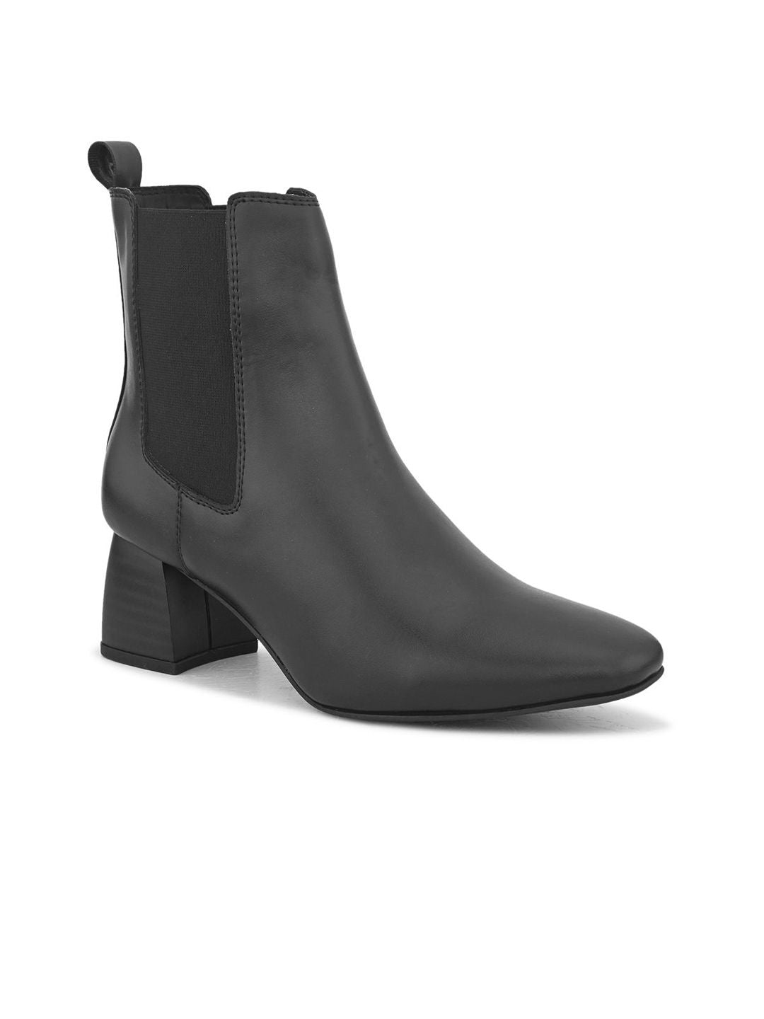 DressBerry Women Block-Heeled Chelsea Boots