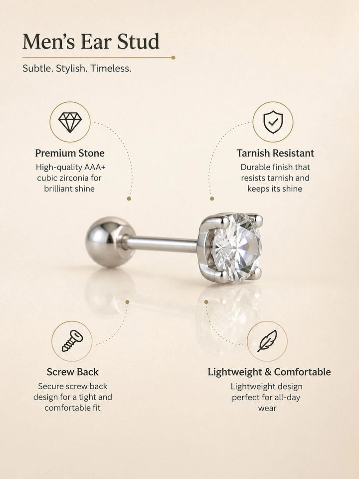 PANASH Circular Studs Earrings