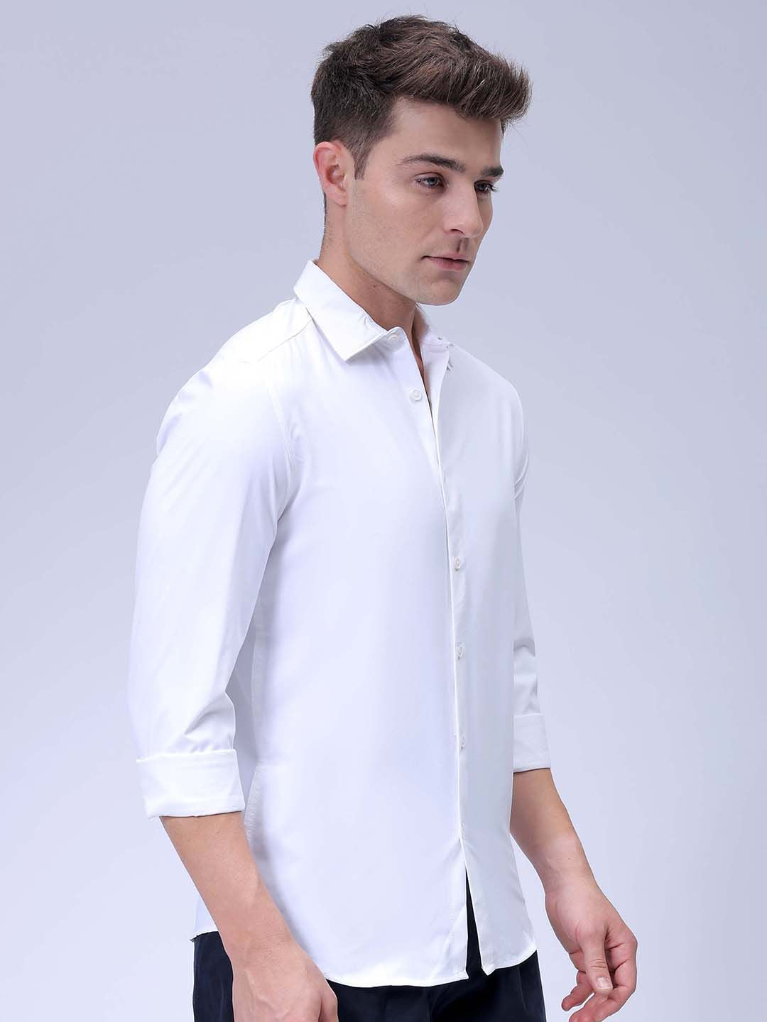 The Indian Garage Co Slim Fit Spread Collar Casual Shirt
