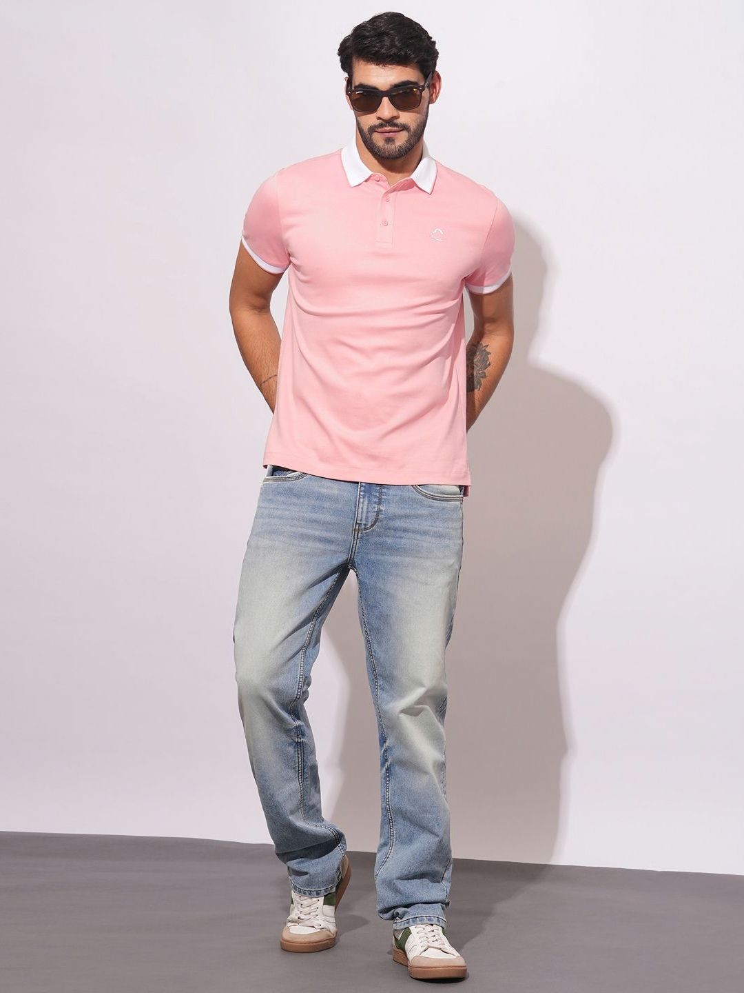 Being Human Men Polo Collar T-shirt
