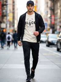 ADRO Men Typography Printed Cotton T-shirt