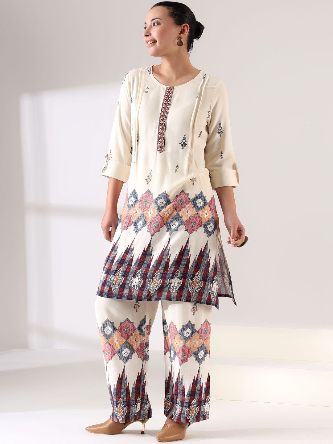 Mamicha Printed Tunic with Trousers