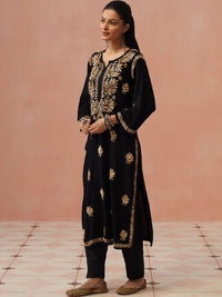 House of Chikankari Women Ethnic Motifs Embroidered Chikankari Kurta
