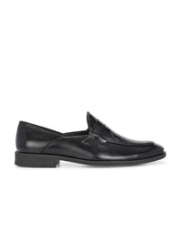 House of Pataudi Men Texture Slip On Formal Derby