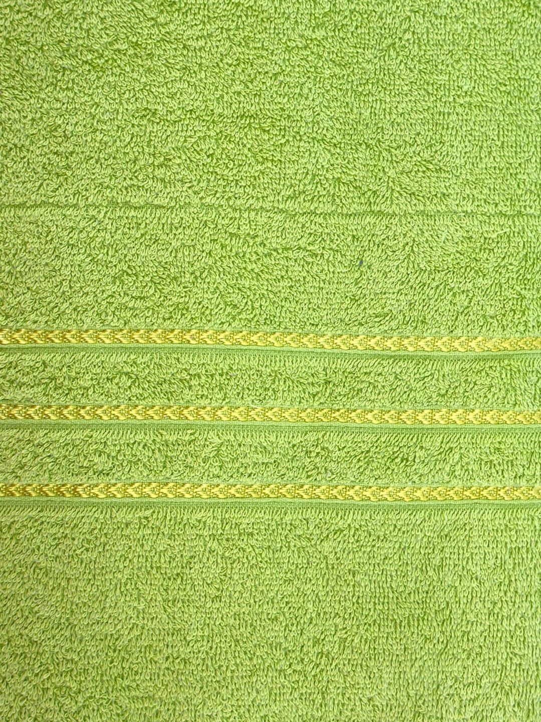 BOMBAY DYEING Lime Green 4 Piece Cotton 400 GSM Towel Set