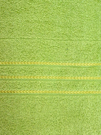 BOMBAY DYEING Lime Green 4 Piece Cotton 400 GSM Towel Set