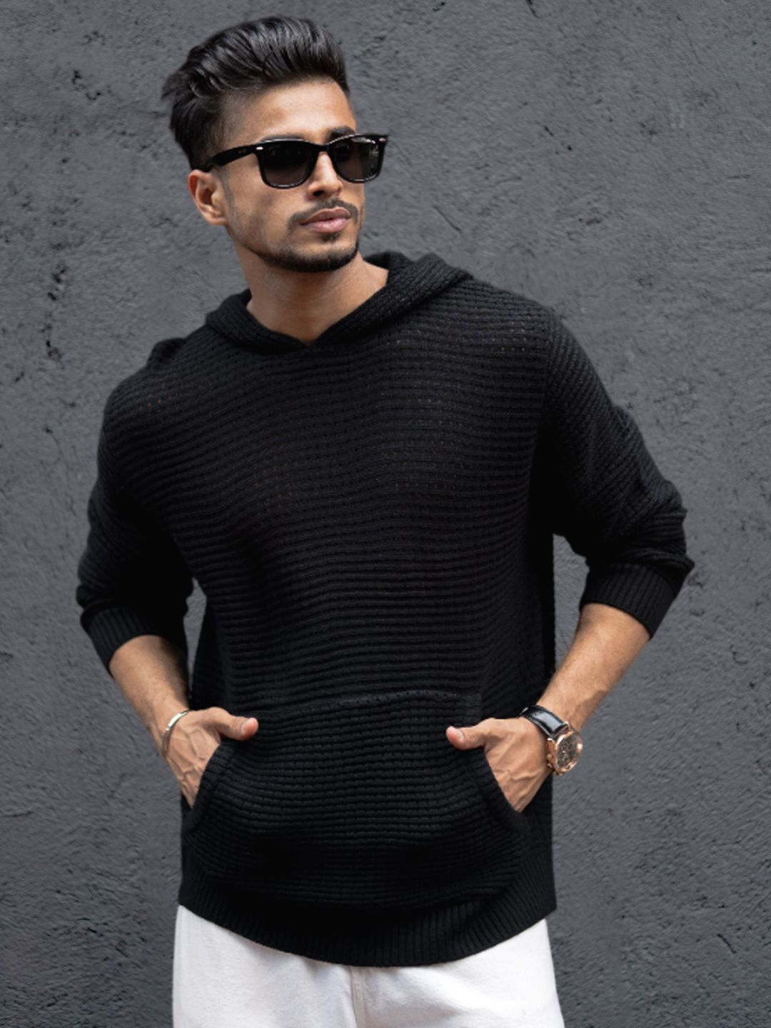 Powerlook Men Hooded T-shirt