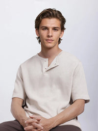 RARE RABBIT Men Pockets Boxy T-shirt