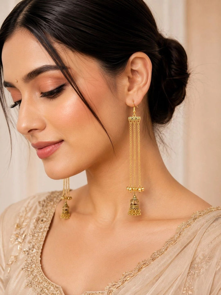 PANASH Circular Jhumkas Earrings