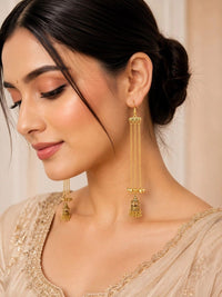 PANASH Circular Jhumkas Earrings