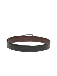 Teakwood Leathers Men Textured Leather Reversible Formal Belt