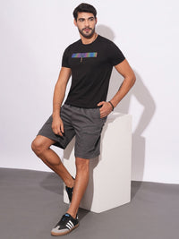 Being Human Men Typography Printed Round Neck Cotton Slim Fit T-shirt
