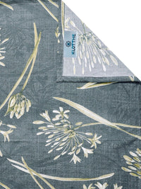 KLOTTHE Hijau & Putih Bercetak 300 TC Cadar Katil Double Dengan 2 Sarung Bantal- 2.5 m x 2.25 m