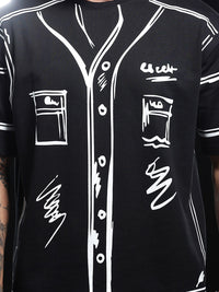 Baju Kapas Bercetak Lelaki Eszett Dengan Seluar Pendek Co-Ords