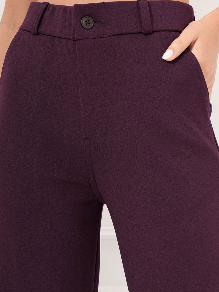 Tokyo Talkies Women Straight Fit Trousers